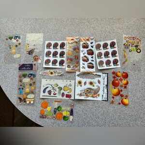 Autumn and Thanksgiving Sticker Set